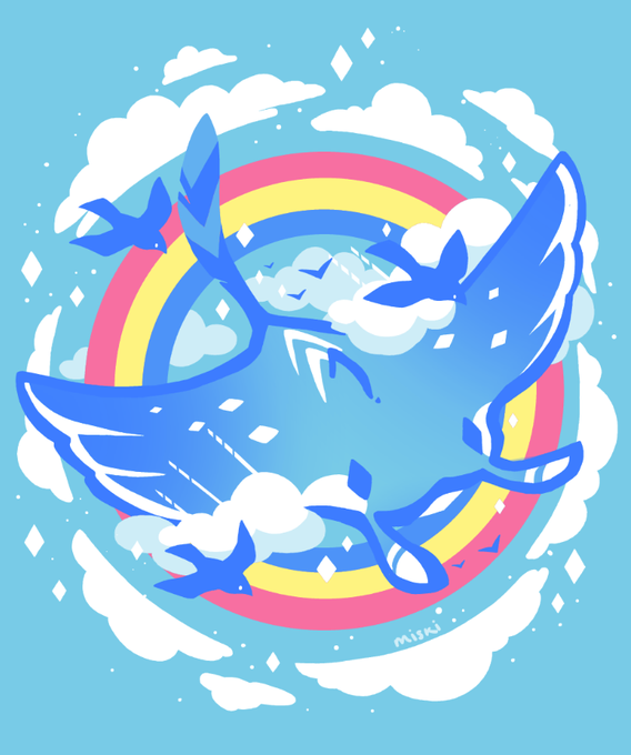 「bird rainbow」 illustration images(Latest)