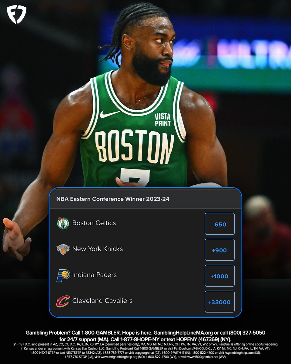 The Celtics moved to -650 to win the East 😳 Would you bet anyone in the rest of the field? #NBAPlayoffs | #DifferentHere