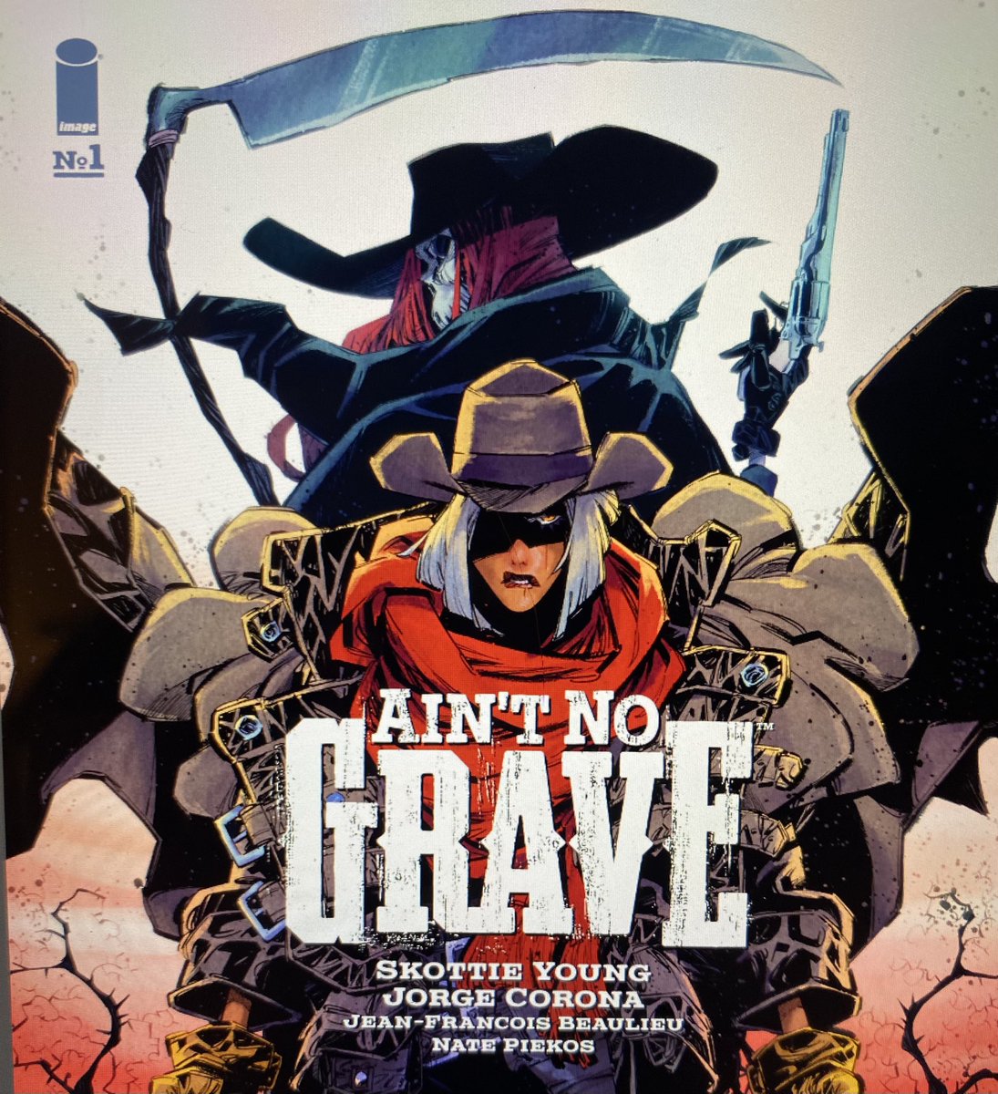 This is a beautiful well crafted first issue - although I don’t remember the specifics of the last volume, I remember it being pretty damn good - this new Ain’t No Grave #1 is pretty damn great by @skottieyoung @jecorona
#JeanFrancoisBeaulieu @blambot @ImageComics