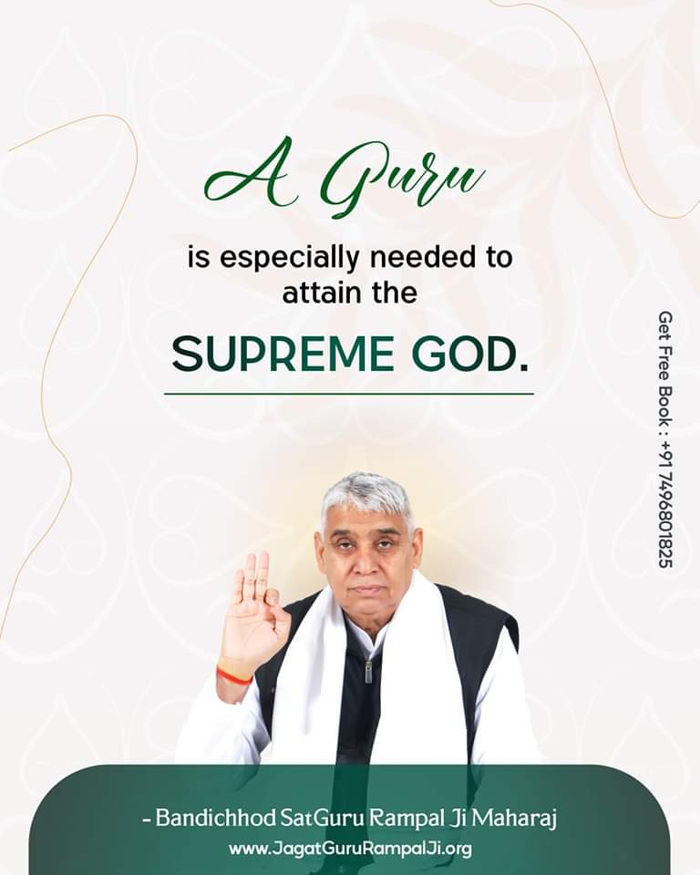 #GodMorningTuesday

Sant Rampal ji is the only Tatvdarshi Sant at present in the entire universe. Recognize Him and get Naam Diksha (Initiation) from Him to get complete salvation so that supreme peace can be guaranteed.
