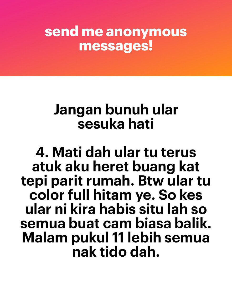 Jangan bunuh ular sesuka hati
