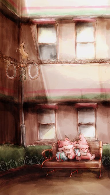 「bench」 illustration images(Latest)