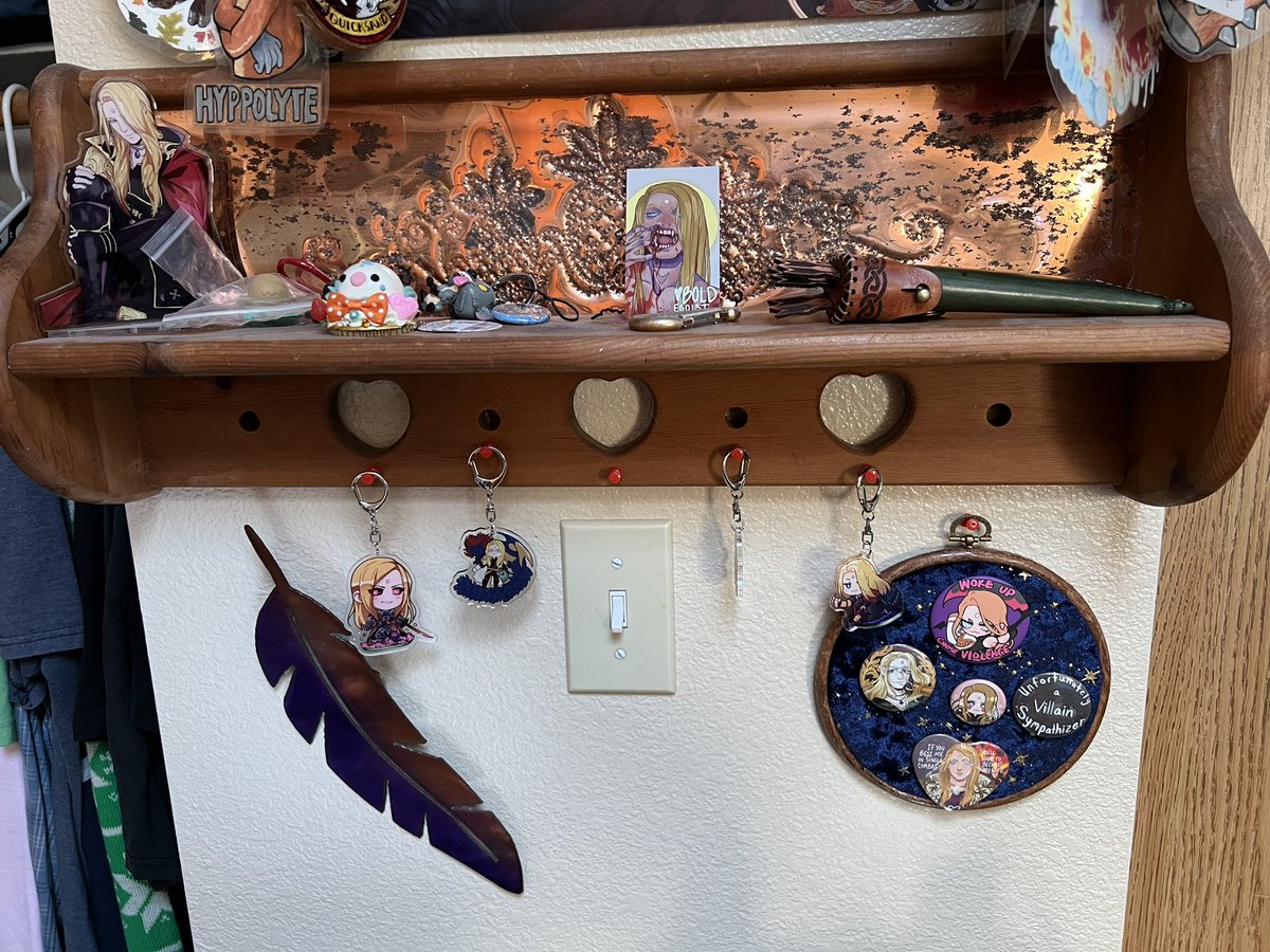Just went in the bedroom and saw that <a href="/OrcBae/">⚔️🐻 Eskel, but a bear 🐻⚔️</a> set my Zenos shrine right. He asked about it but  I didn’t realize he was doing it today. I’m so loved 🥰