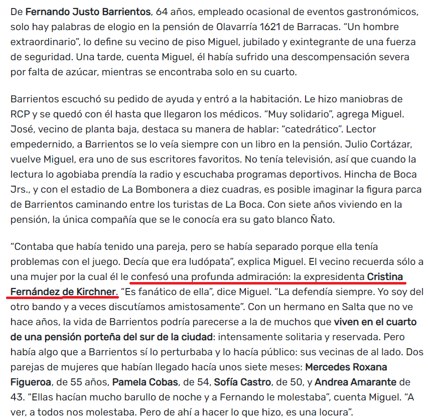 Justicia por Roxana. Justicia por Pamela. Justicia por Andrea. Fue lesbocidio. No es libertad, es odio. CFK es responsable.