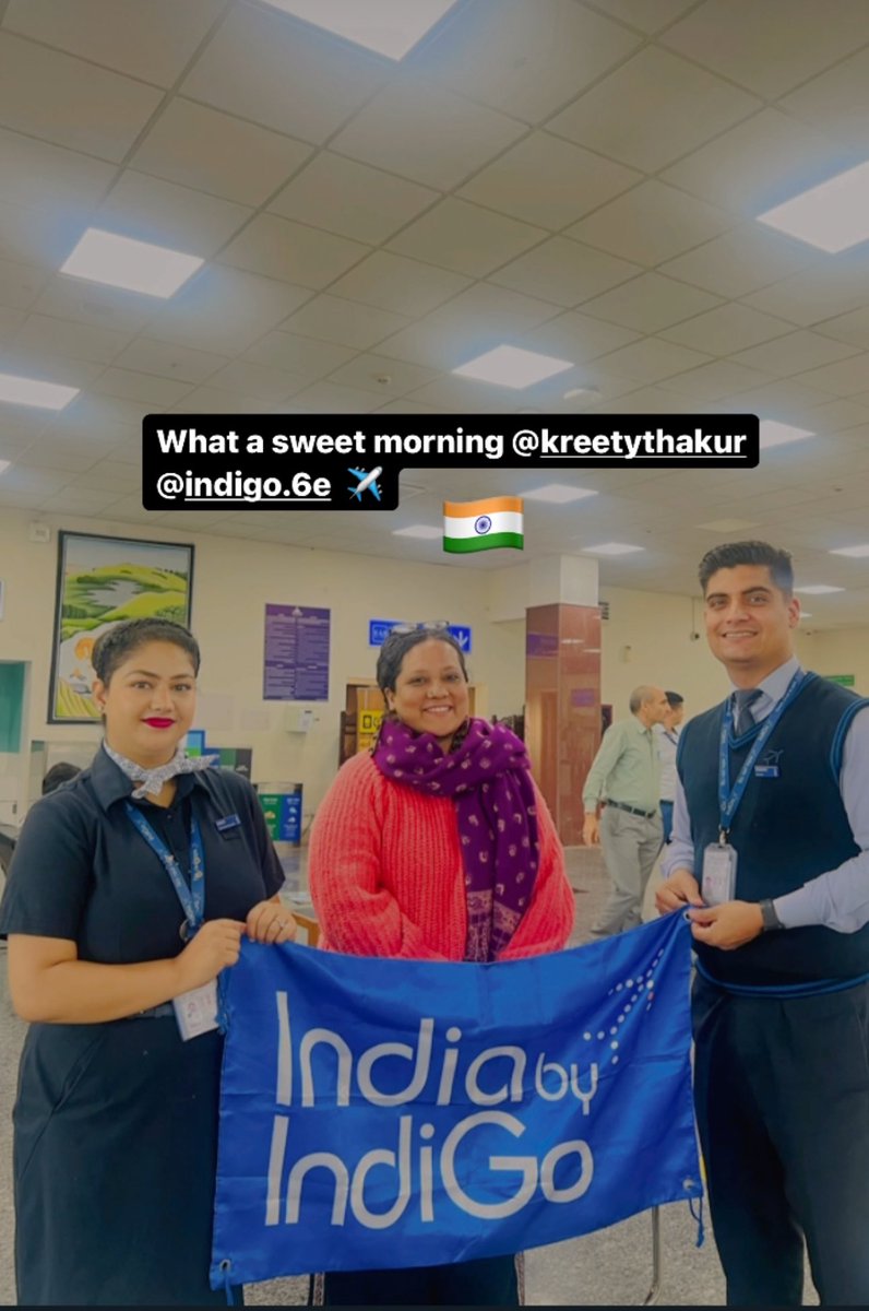 Real sweet when an IndiGo staff member recognises your work at an Indian airport! 🇮🇳🙏🏾✈️❤️