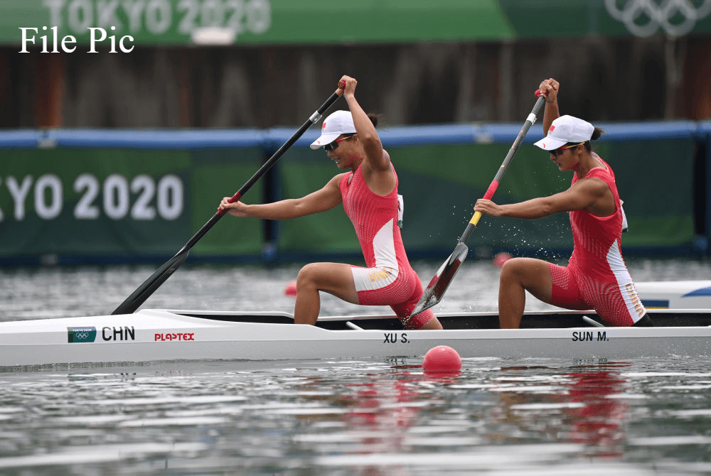 Olympic Champion canoeists Xu Shixiao and Sun Mengya clocked 1 min and 51.49 secs to claim gold in the women's canoe double 500m Saturday at the 2024 Canoe Sprint World Cup in Szeged, Hungary. The duo now looks forward to defending their title at the #Paris2024 Olympics. #Canoe