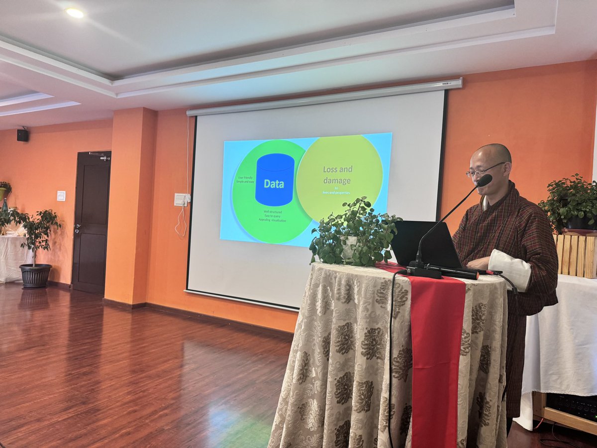 Unlocking disaster #lossanddamage data for #riskinformed #development & #resilience:

📊consultations focused on advancing #disaster #data for Bhutan. Insights will shape tailored solutions/system. @UNDP_Bhutan in 🤝 with the Dept. of Local Governance & Disaster Mgmt.