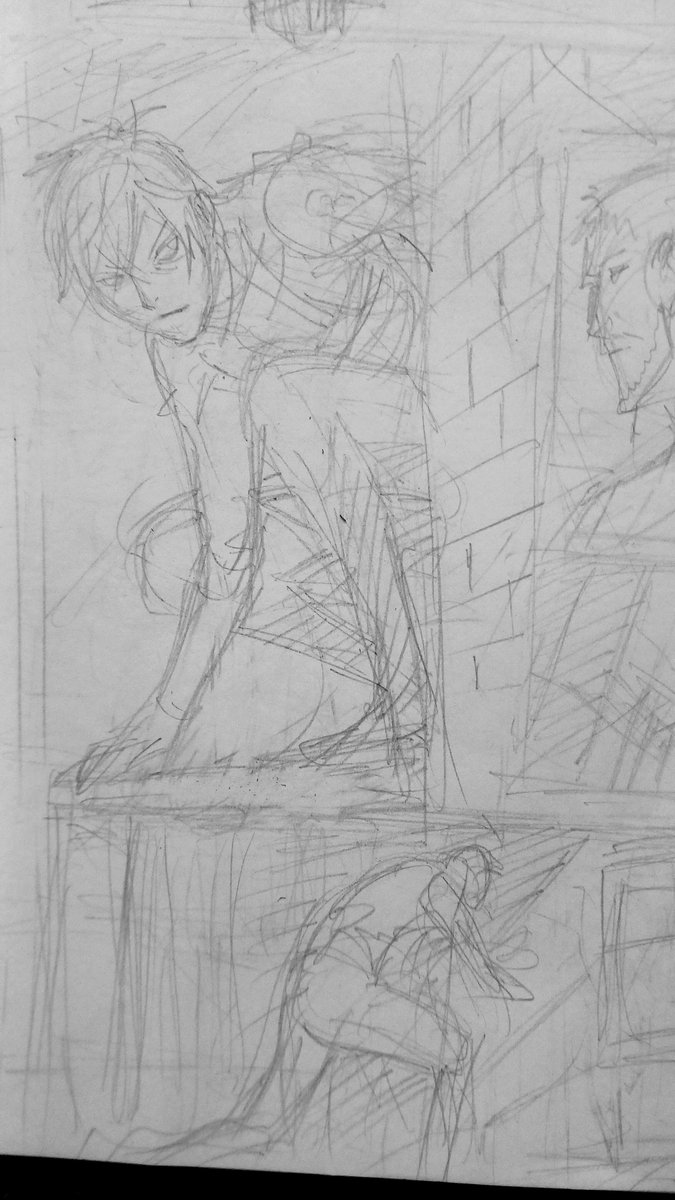 More #WIP from an original graphic novel.  #makecomics #indie #art #sketch #drawing