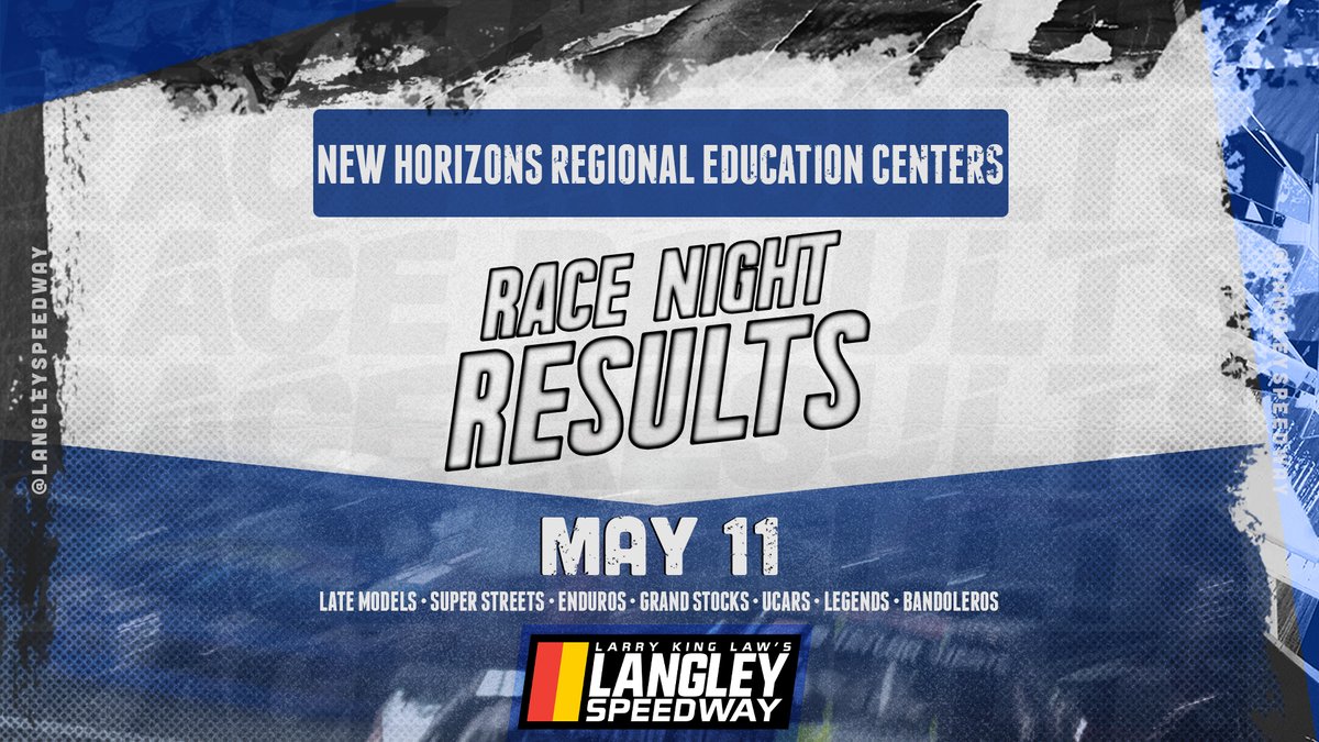 Race results from @NHREC_VA Race Night are now official!🏁🏁 𝗥𝗮𝗰𝗲 𝗿𝗲𝘀𝘂𝗹𝘁𝘀: bit.ly/3JZeyw7
