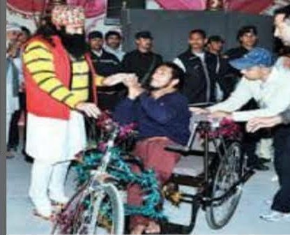 Millions of take benefit from great initiative #साथी_मुहिम started by Saint Ram Rahim Ji to Empower The Disabled persons.
Under which Dera Sacha Sauda volunteers distribute free wheelchairs, Callipers to physical challanged persons ,so that their life become easy and happy