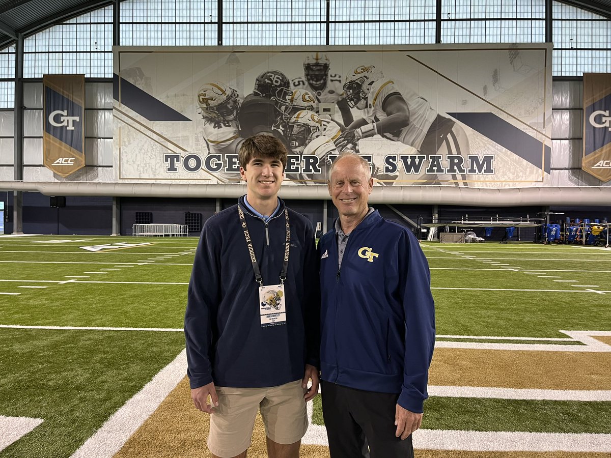 James Whatley (@james_whatley_) on Twitter photo Had a great visit to Georgia Tech today! After a great afternoon with <a href="/CoachTimSalem/">Tim Salem</a> I am blessed to receive an offer from <a href="/GeorgiaTechFB/">Georgia Tech Football</a>!!
<a href="/McfarlinTi41685/">Coach Tim McFarlin</a>
<a href="/mccomb_shane/">Shane McComb</a>
<a href="/DownSouthFb1/">Down South</a>
<a href="/AL_Recruiting/">AL Recruiting</a>
<a href="/AL7AFootball/">Alabama7AFootball</a>
Thankful for the great training I received <a href="/OneOnOneKicking/">OneOnOne Kicking Camps🏈</a> Had a great visit to Georgia Tech today! After a great afternoon with <a href="/CoachTimSalem/">Tim Salem</a> I am blessed to receive an offer from <a href="/GeorgiaTechFB/">Georgia Tech Football</a>!!
<a href="/McfarlinTi41685/">Coach Tim McFarlin</a>
<a href="/mccomb_shane/">Shane McComb</a>
<a href="/DownSouthFb1/">Down South</a>
<a href="/AL_Recruiting/">AL Recruiting</a>
<a href="/AL7AFootball/">Alabama7AFootball</a>
Thankful for the great training I received <a href="/OneOnOneKicking/">OneOnOne Kicking Camps🏈</a>