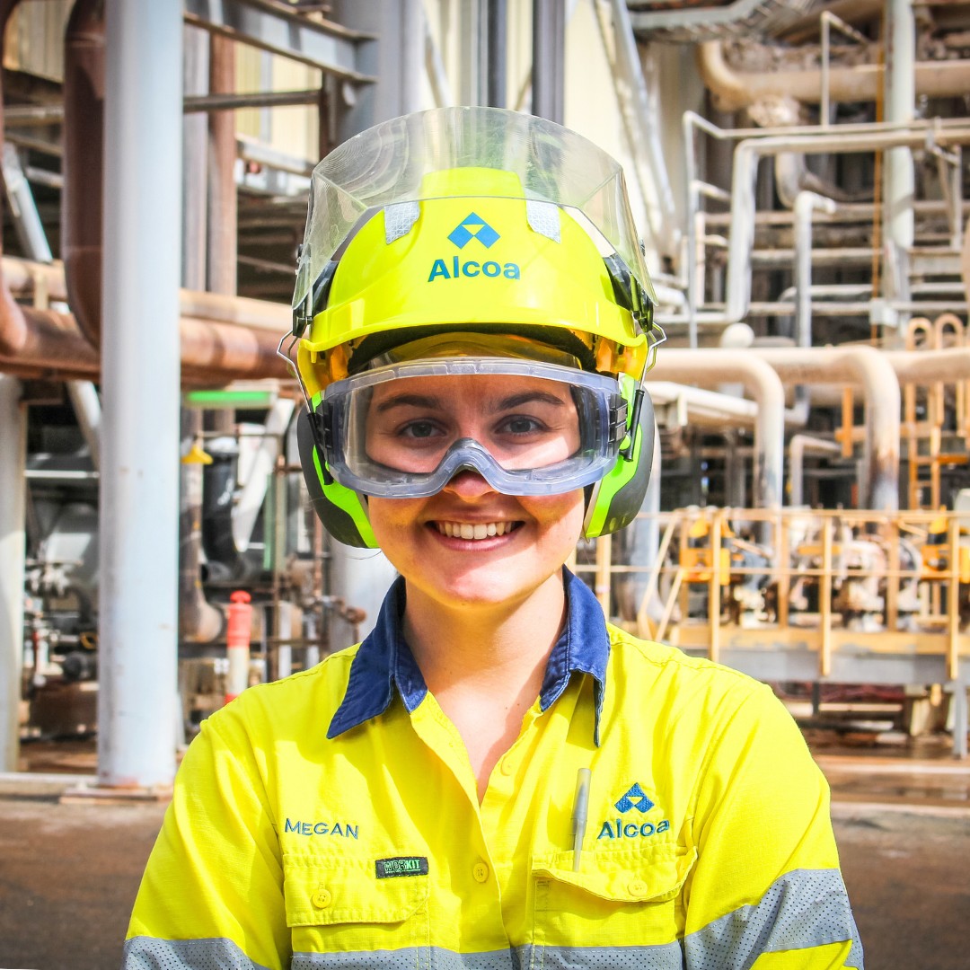 PEOPLE OF THE SECTOR Meet Megan, a Chemical Engineer at Alcoa Australia! Starting as a vacation student, Megan is now part of @Alcoa's three-year Graduate Program at the Wagerup Alumina Refinery. Apply for Alcoa's paid summer program before 31 May 2024👉 bit.ly/4dBqRMK