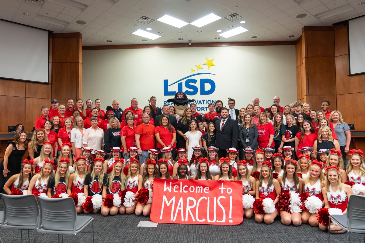 Congratulations to Dr. Cody Koontz, the new principal of Marcus High School. Welcome to the Marauder family! 🔴 ⚫ ⚪ Read more about our new principal: bit.ly/4aj5NIa