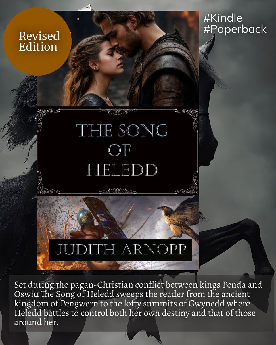 ' effortlessly recreates the sights and sounds of seventh century Wales, and her characters are fully rounded and entirely credible.' #Review mybook.to/thesongofheledd #HistoricalFiction #medieval #WALES