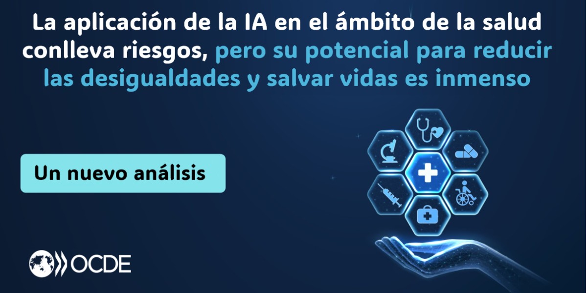 Utilizar la #IA en el sector de la salud conlleva riesgos como: - desplazamiento de trabajadores - violación a la privacidad y la seguridad personal - uso irresponsable Pero su potencial para reducir las desigualdades y salvar vidas es inmenso🔗 brnw.ch/21wJKbM #OECDAI