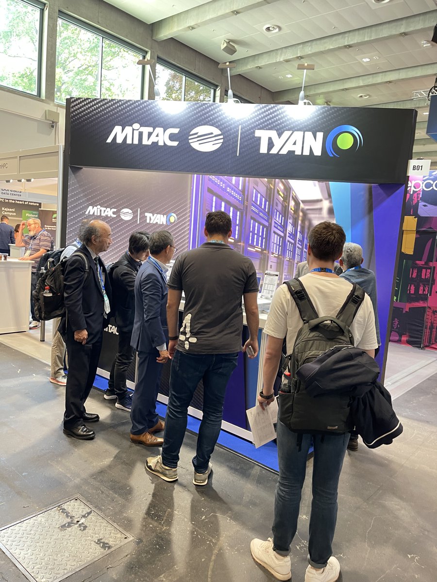 Join TYAN and @MitacComputing  at ISC High Performance 2024!

👋 Looking forward to seeing you there!
📍 Booth #B01 | 📅 Hamburg, Germany

#ISC2024 #HPC #Datacenter #CloudComputing #EdgeComputing #ServerTechnology #MiTAC #TYAN