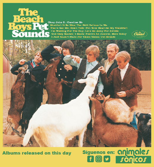 'Pet Sounds', obra maestra de The Beach Boys, se lanzó el 16 de mayo de 1966. #music #progressivepop #artrock #chamberpop #psychedelicpop