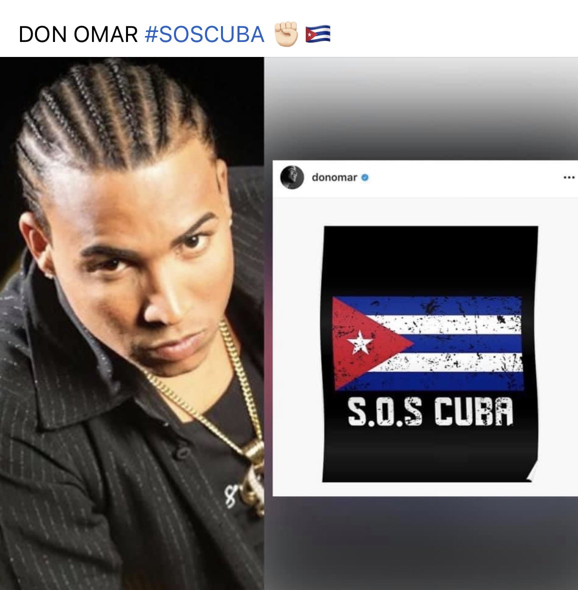 @UHN_Plus @DONOMAR se ha ganado el respeto de miles  hoy !! Felicidades, el dinero de un regimen asi no lo tolerara. Igual hizo con #SOSCuba  solidario con pueblo Cuba . Gracias