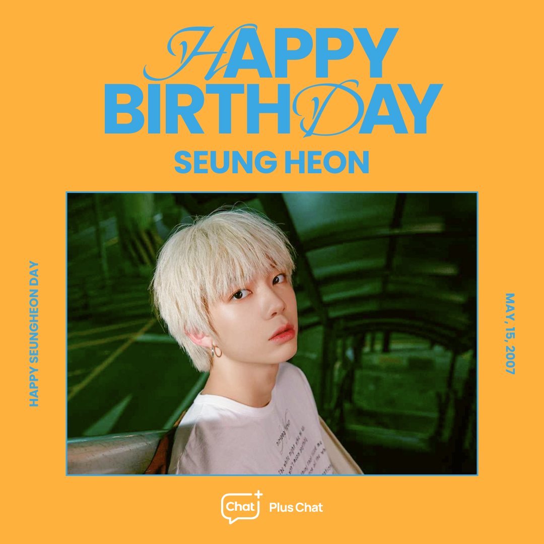 [#PlusChat] HAPPY BIRTHDAY SEUNG HEON 💖 Let’s celebrate SEUNG HEON's birthday together 🎉 Plus Chat에서 함께 축하해주세요! 👉 bit.ly/3wBtzkS #뿅아리_승헌이_생일_레전드 #HAPPY_SEUNGHEON_DAY #에잇턴 @8TURN_official