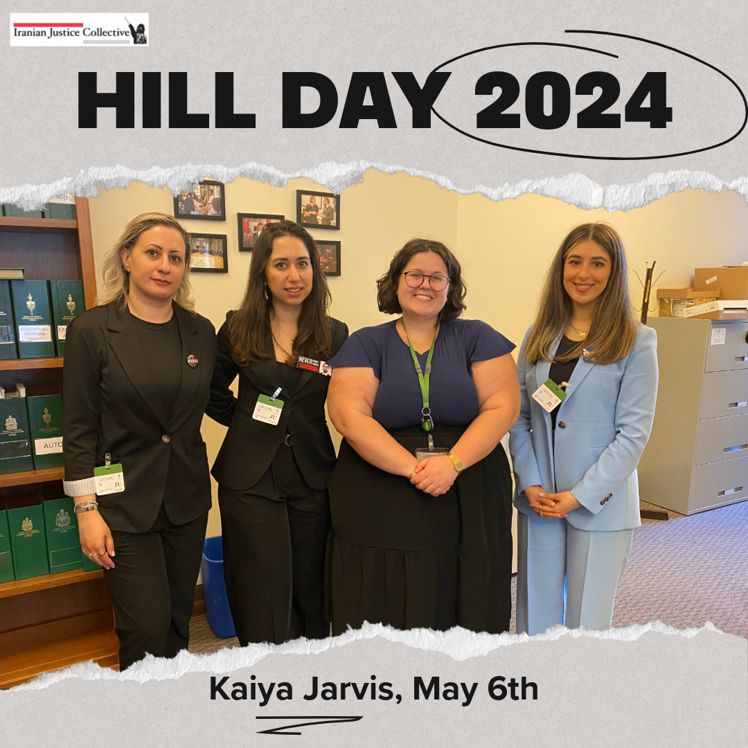 'It was a great honor to meet Kaiya Jarvis, Assistant to MP Karina Gould (on maternity leave), during Hill Day on May 6th.' @karinagould @ps752justice