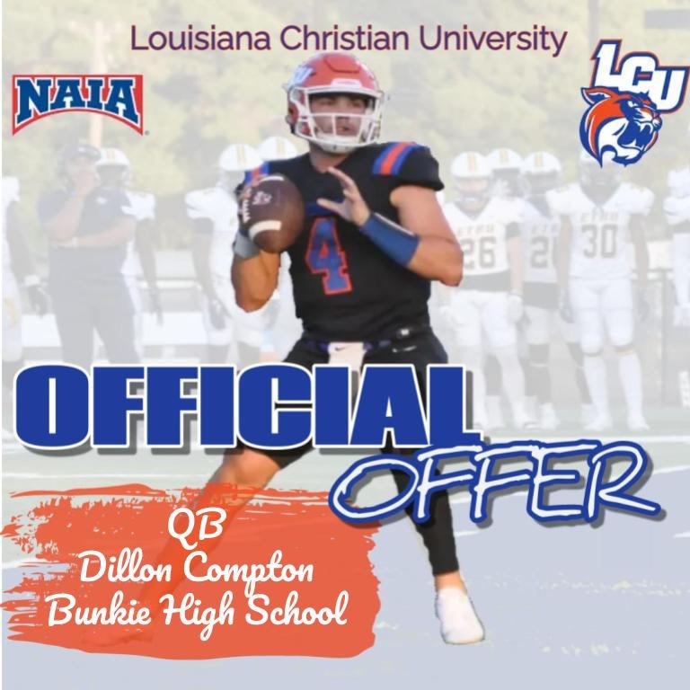 Dillon "DLO" Compton (@dillonjcompton) on Twitter photo #AGTG LCU Offered!!! Thanks <a href="/CoachBenMc19/">Ben McLaughlin</a> !! <a href="/LCU_ftball/">LCU Football</a> <a href="/coach_hillman82/">Jimmie Hillman</a> <a href="/RecruitLouisian/">Recruit Louisiana™️</a> <a href="/PrepRedzoneLA/">Prep Redzone Louisiana</a> <a href="/CenLaPrepsLLC/">Cenla Preps</a> #AGTG LCU Offered!!! Thanks <a href="/CoachBenMc19/">Ben McLaughlin</a> !! <a href="/LCU_ftball/">LCU Football</a> <a href="/coach_hillman82/">Jimmie Hillman</a> <a href="/RecruitLouisian/">Recruit Louisiana™️</a> <a href="/PrepRedzoneLA/">Prep Redzone Louisiana</a> <a href="/CenLaPrepsLLC/">Cenla Preps</a>