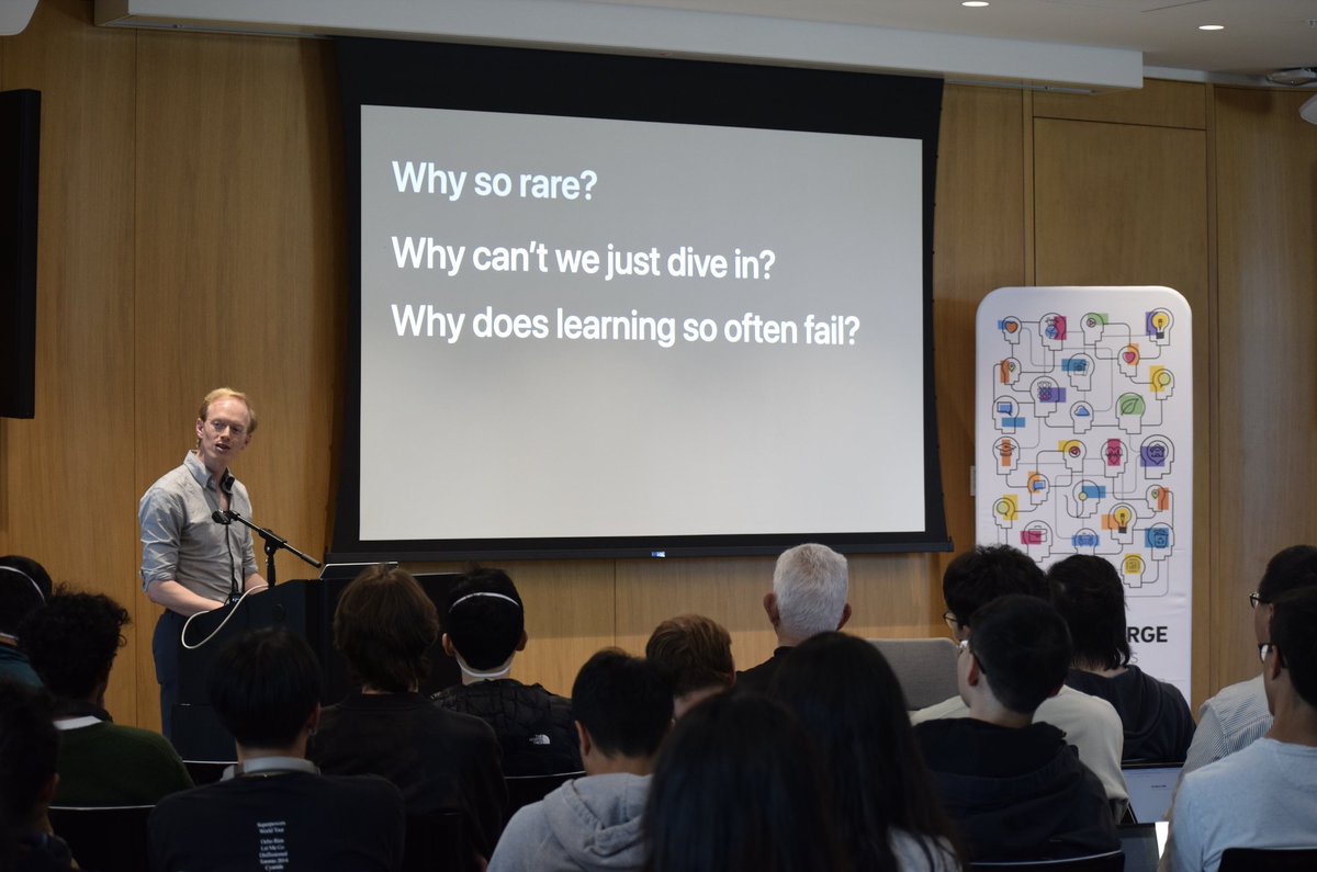 Thank you to independent researcher @andy_matuschak for 'How Might We Learn?' part of our Design @ Large series. The talk explored discovery vs implicit learning, common ground + personalized context, and more.