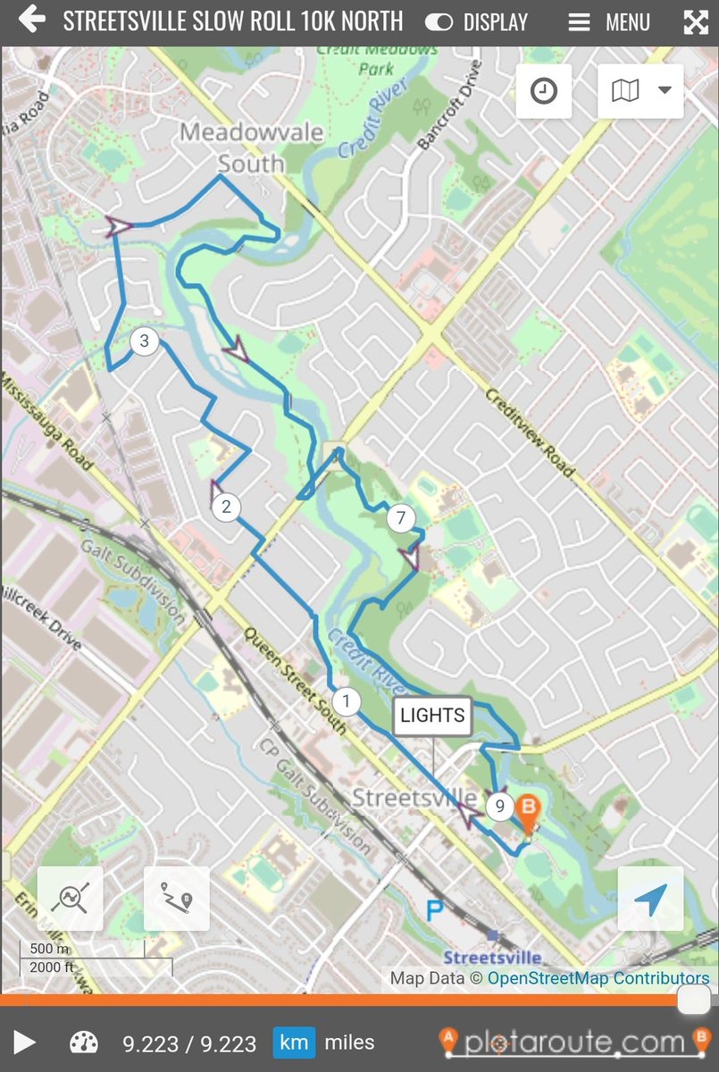 STREETSVILLE SLOW ROLL: *IT'S BACK* Wed May 15 @ 6:30pm from 📍#Streetsville Memorial Park, Church St 🔄~10km 🦺🚴🏿🚴🏽‍♀️🚴🏽‍♂️ ft. partly unpaved #CulhamTrail (may walk bike in places). All Welcome! 🆓 Reg'n + GPS Map 🗺🧭 (image) via 🔗: eventbrite.ca/e/10km-ride-no… | #bikeMississauga 🚲