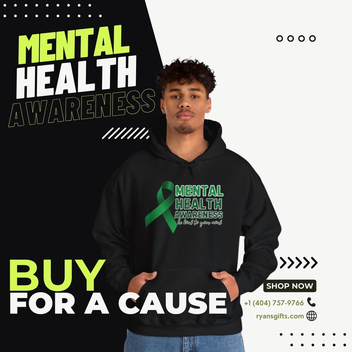 [ PRINTIFY SHOP: ryans-gifts-of-advocacy.printify.me ]
📷 Did you know?📷 One in four people will experience a mental health issue at some point in their lives. You are not alone, and together, we can break the stigma. Reach out, speak up, and spread love and understanding. 📷