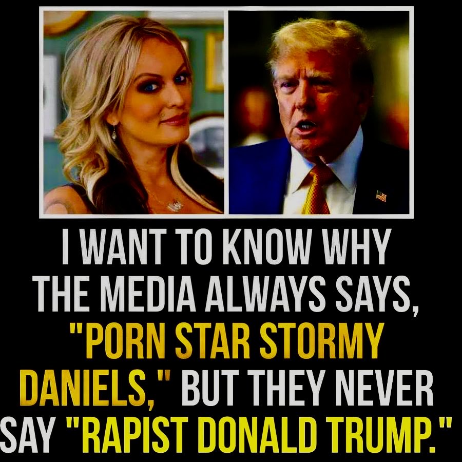 Peeps💙 Why Does Everyone In The Media Have A Double Standard Of Calling Out Stormy For Her Career Choices, And Not Addressing Trump As The Rapist That He Is? Speak Up, Don’t Be Shy! Say It Out Loud 📢Rapist Trump📢Trump Is A Rapist📢 #DemVoice1 #ProudBlue #DemsUnited