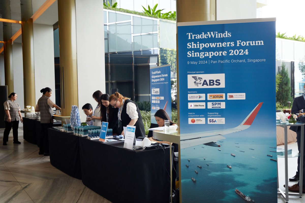 osmthome's tweet image. OSM Thome was a proud sponsor of the highly anticipated TradeWinds Shipowners Forum in Singapore held last May 9.

osmthome.com
#osmthome #tradewinds2024 #shipping #maritime