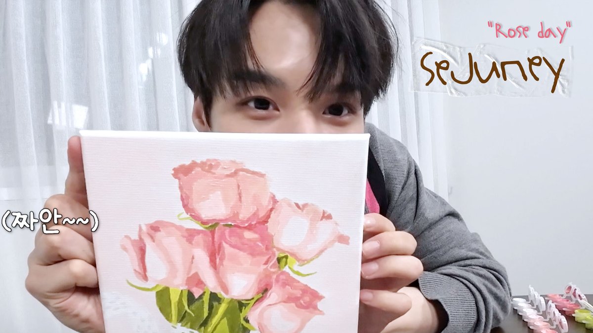 [#임세준] Rose day🌹 l 시들지 않는 장미 그리기🧑‍🎨 이번 DIY는 완벽해💯 📺 youtu.be/eYeMGU0thqE #세준 #LIMSEJUN #Rose_day