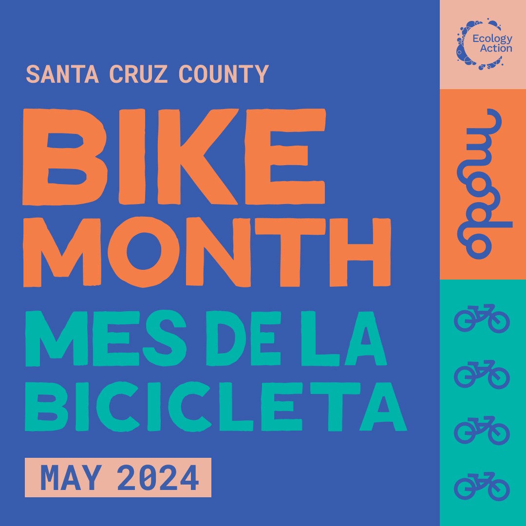 May is Bike Month in Santa Cruz County! Join us on a mission to bike more and drive less. Use your bike to for work, school, errands or fun! Events, prizes, and challenges will keep you excited about pedaling. Visit letsmodo.org/bikemonth for info!  #bikemonth #bikesantacruz