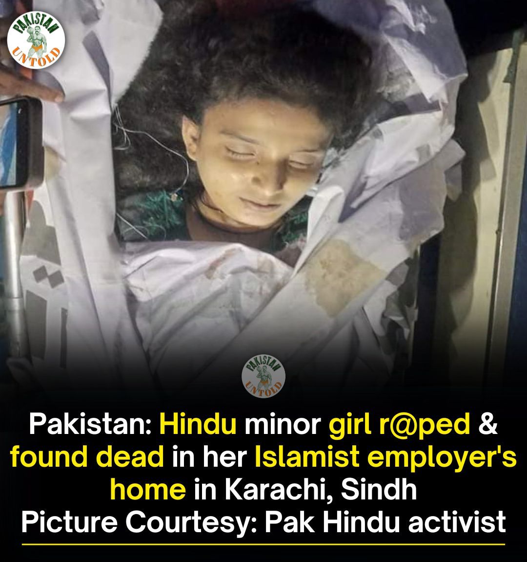 R@ped and Murd€red in Islamic republic - This poor Pakistani Hindu minor girl wanted to support her poor family. Now gone forever.