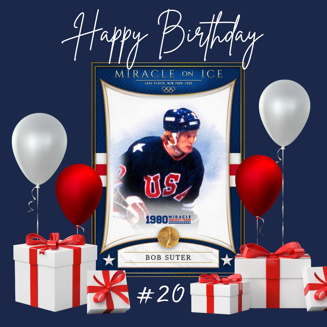 We've got a heavenly #1980MiracleTeam birthday today!

Our teammate #20 Bob Suter would have turned 67 today. It’s been almost 10 years since he left us. We miss you, Sutes. 😥 🏒🏅🇺🇸

#HBD #Sutes #MiracleOnIce #1980Gold #Badger #RIP