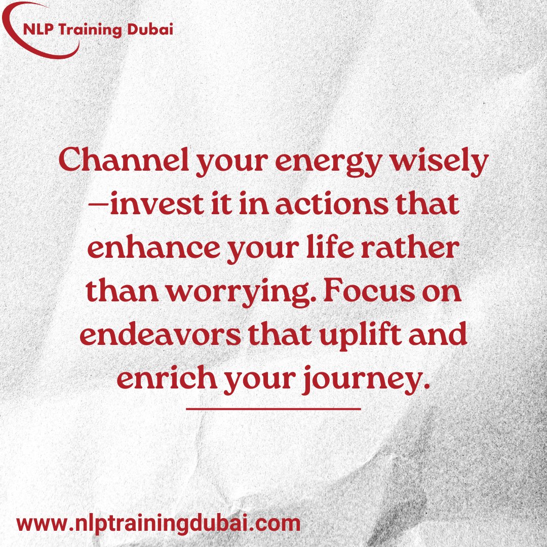 DubaiNLP's tweet image. Redirect your energy towards activities that enrich your life. 
Ready to unlock your potential? Explore life changing courses at NLP Training Dubai and start your transformative journey today.

📞 +971 4 8525752
🌐nlptrainingdubai.com

#nlpworkshop #neurolinguistic #Coach