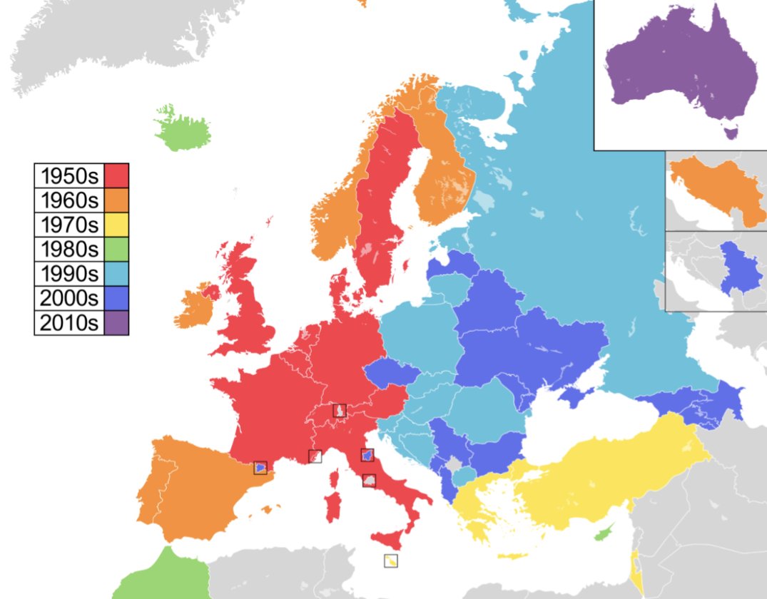 Europeanisn's tweet photo. Europeans broadly support Australia participating in Eurovision, and would likely welcome other European settler states like Canada or Argentina joining. However, the inclusion of non-European countries such as Turkey, Israel, or Morocco tends to be controversial. https://t.co/8MhAUXlCkI