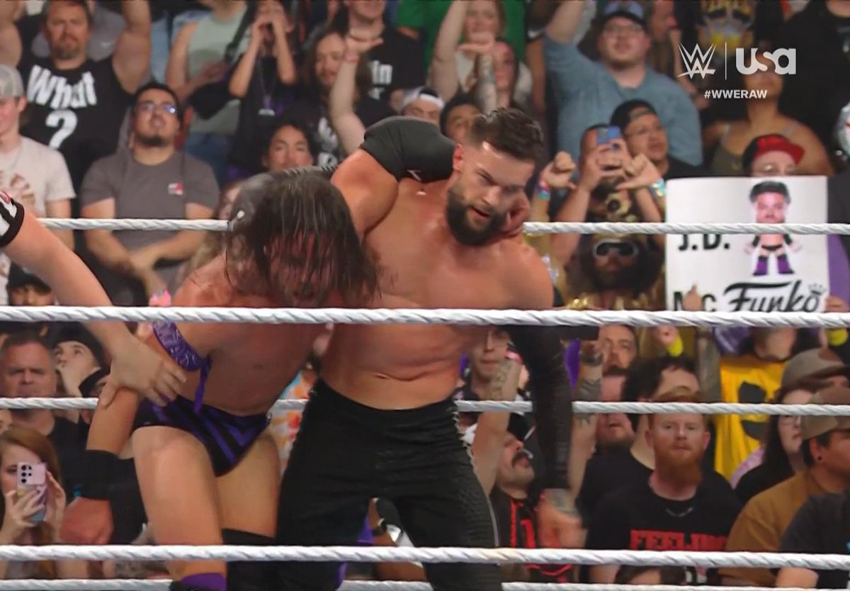 Finn & JD get the win. #WWERAW