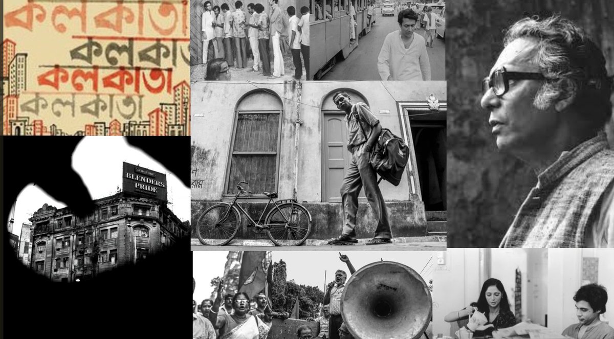 DattaDamayanti's tweet photo. Perhaps no one serenaded #Calcutta as much as  #MrinalSen, one of the doyens of India's new wave cinema. Far away from splashy  Bollywood, the city appeared as it was, warts and all. So lucky to have  had such cultural giants  when we were growing up.  Sen was born #Today 1923 https://t.co/0S5lkzmA2N