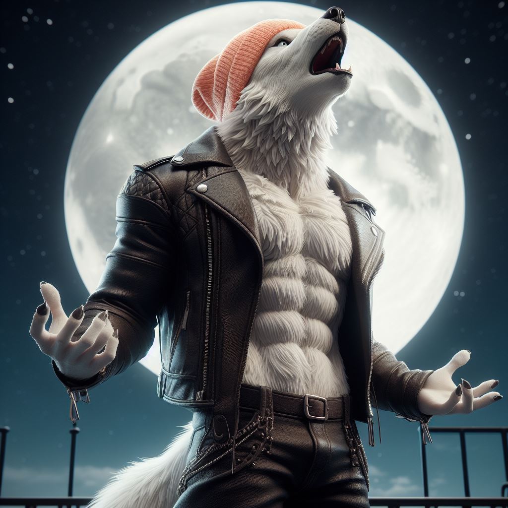 Hey @WolfWifHatOnSol fam, howl at the moon! #WOLFWIF
