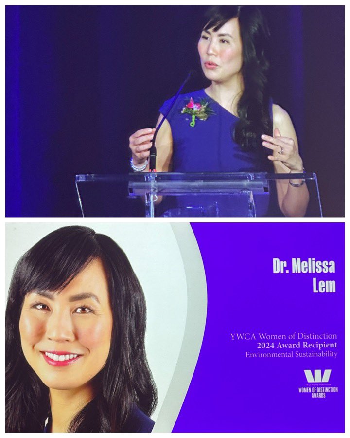 @YWCAVAN Award Category: Environmental Sustainability Recipient 🏆 Dr @Melissa_Lem #YWCAWODA @YWCAVAN