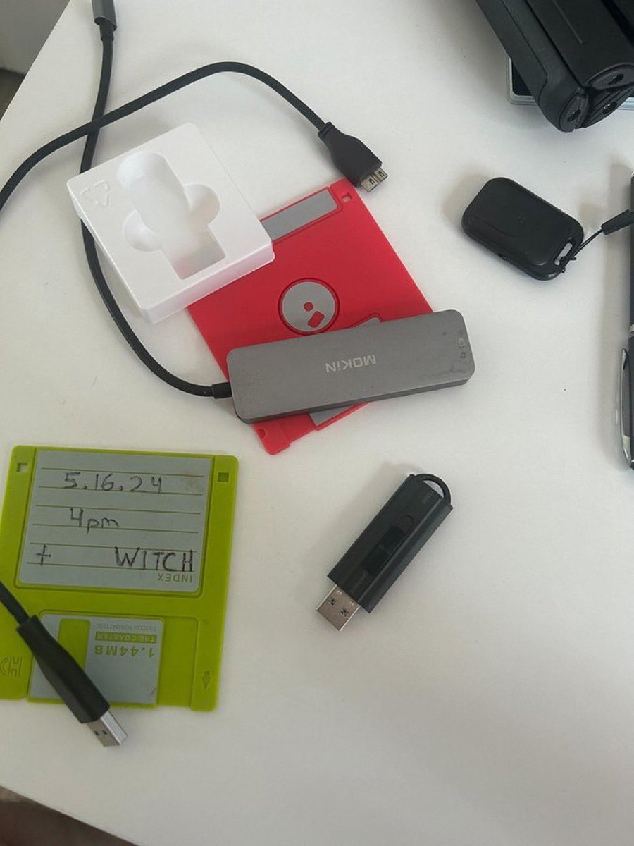 MetalMama1987's tweet photo. May 16th at 7pm ET 'This week in WWE' is scheduled to air on Peacock.
In tonight's QR clues the Floppy disc has 5.16.2024 4pm written on it.
I'm guessing that the upcoming episode of 'This week in WWE' will be relevant to #UncleHowdy
#Peacock #WWE #ThisWeekinWWE
#UncleHowdy #WWERaw
https://t.co/NVn42FpQuC