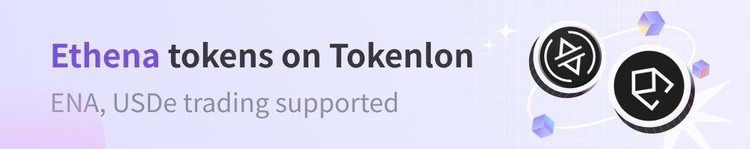 tokenlon's tweet photo. ENA by @ethena is a synthetic dollar protocol built on Ethereum that will  provide a crypto-native solution for money that is not reliant on  traditional banking system infrastructure.

$ENA and $USDe is now tradeable on Tokenlon.
https://t.co/dm3XGocoB1 https://t.co/sIlkg2LaE6