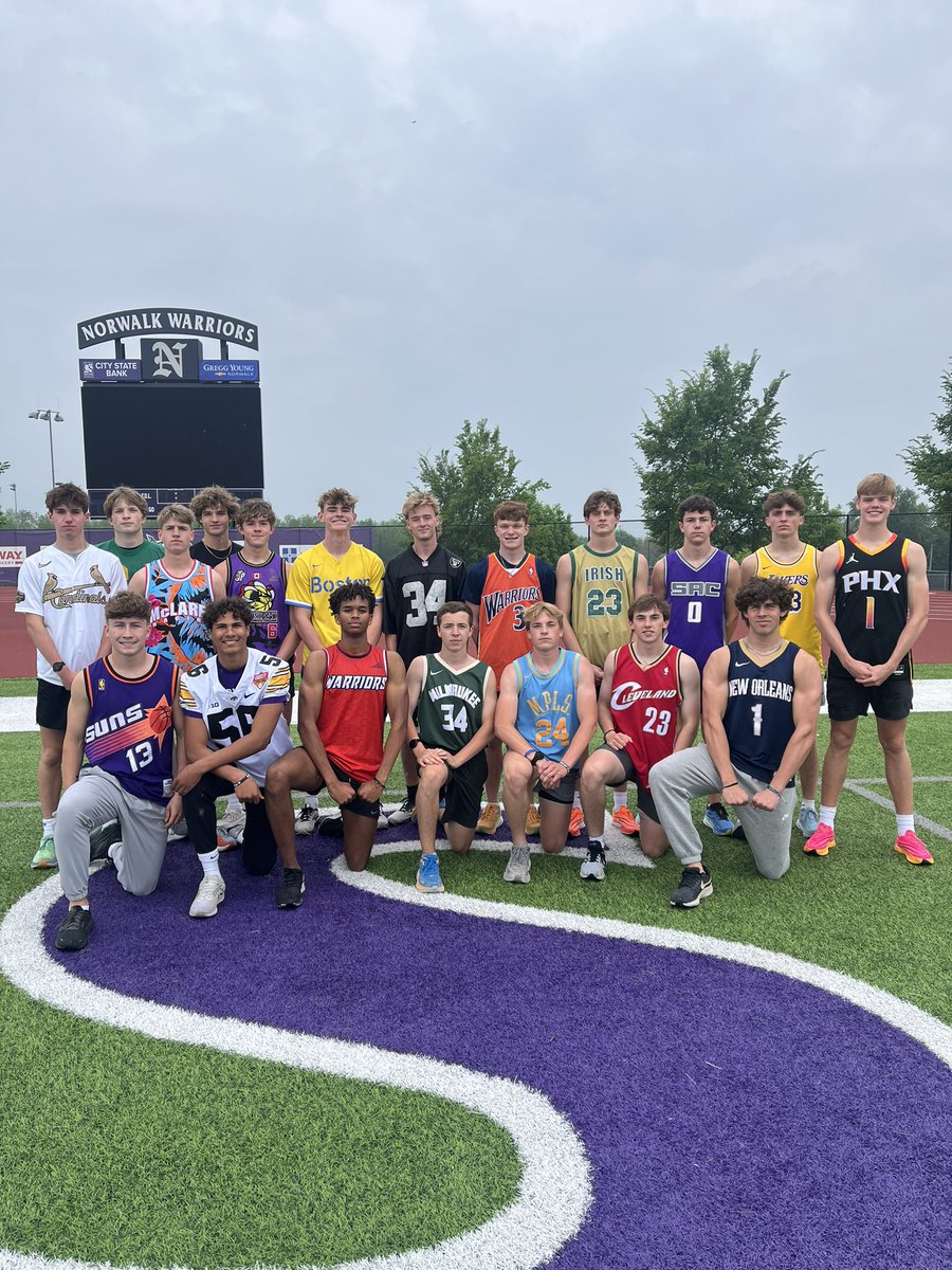 State week practice number one…Jersey Day!!