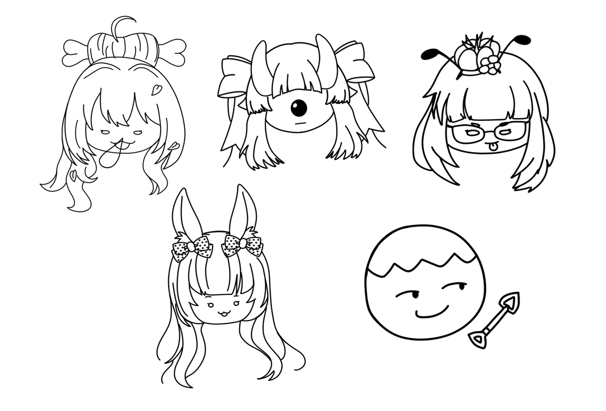 Doodled some more buds that helped me stay strong during the long college grind! Many long nights and grinds that their streams helped me get through! THANK YOU <3 @FangGuu @CeciHime @Bee2br @MagicalMomoka @DiggehTweets