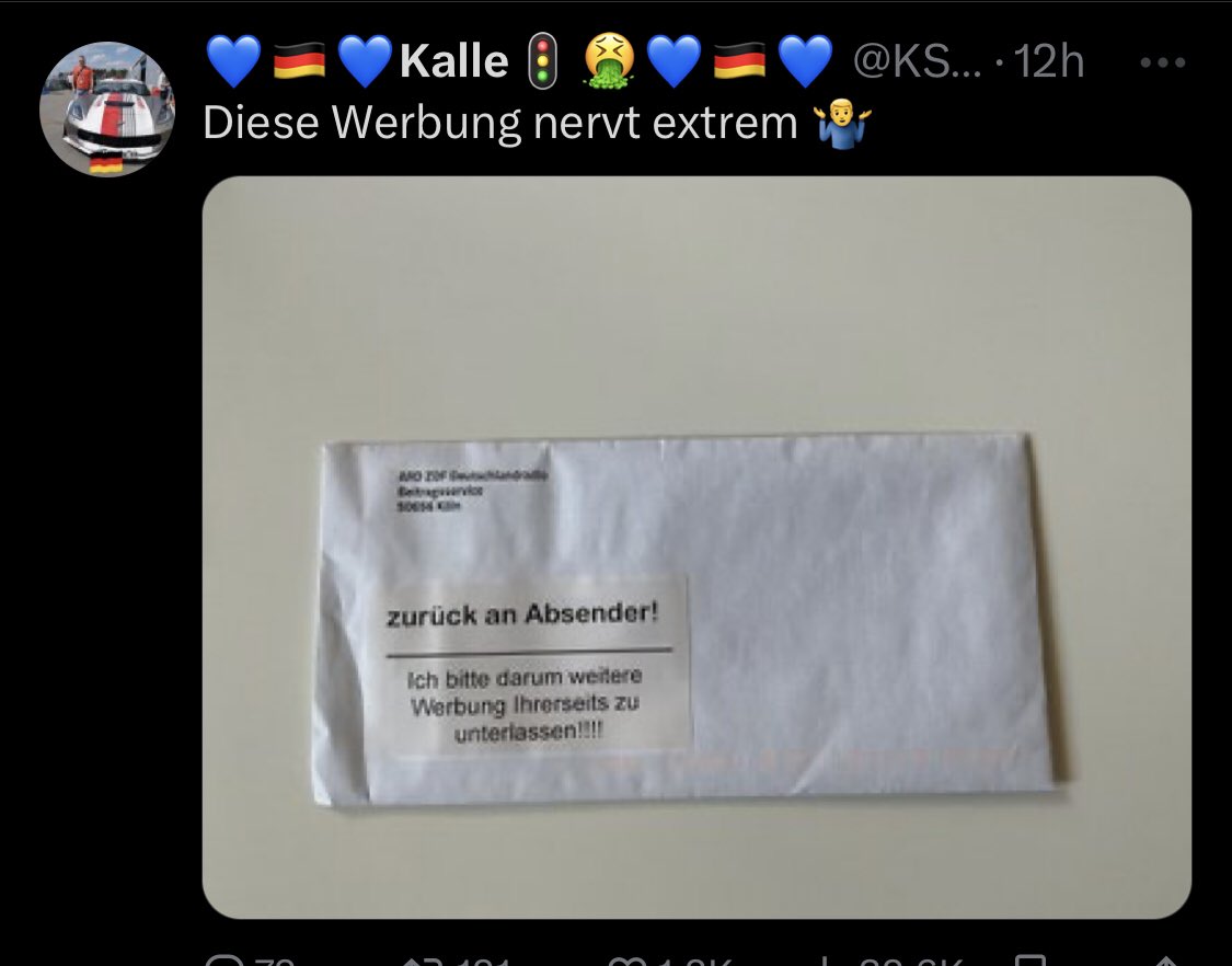 „Diese Werbung nervt extrem“ Oh, ein Neueinsteiger bei den „Reichsbürgern“? Hat sicher Potenzial Kunde bei @FlugschuleE zu werden 😂