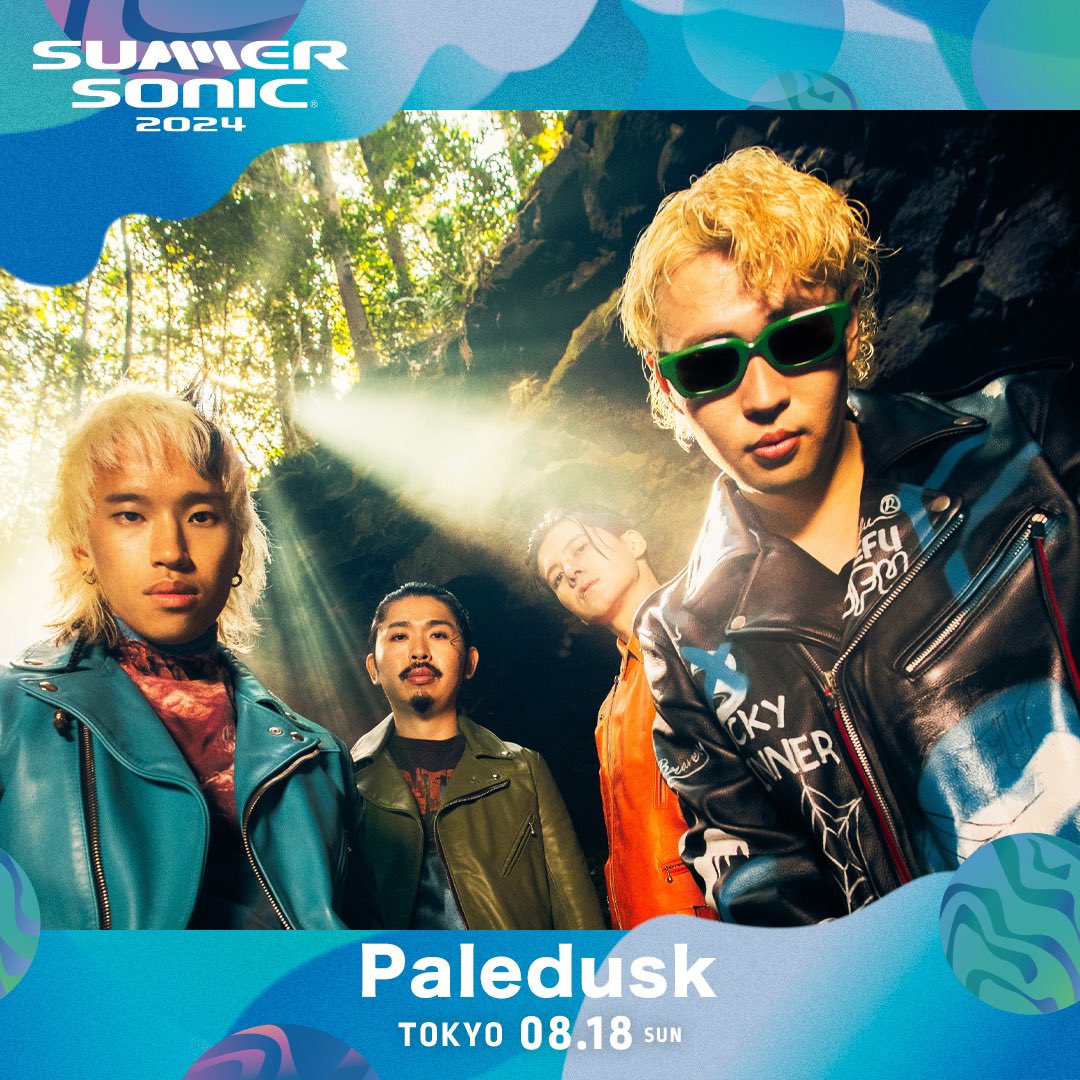 🇯🇵PD NEW LIVE INFO🇯🇵

SUMMER SONIC 2024

8/17,18 ZOZOマリンスタジアム&幕張メッセ

Paleduskの出演が決定！

8.18 に出演します

We are pleased to announce that we will be performing at SUMMER SONIC! @summer_sonic 

詳細👉paledusk.com