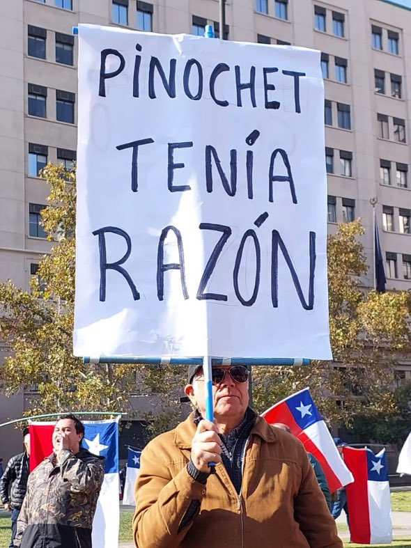 Toda la razón y toma mucho sentido ahora que el gobierno es comunista 🤔 #PinochetTeniaRazón