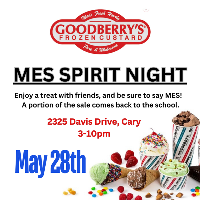 Mark your calendars and come join us!