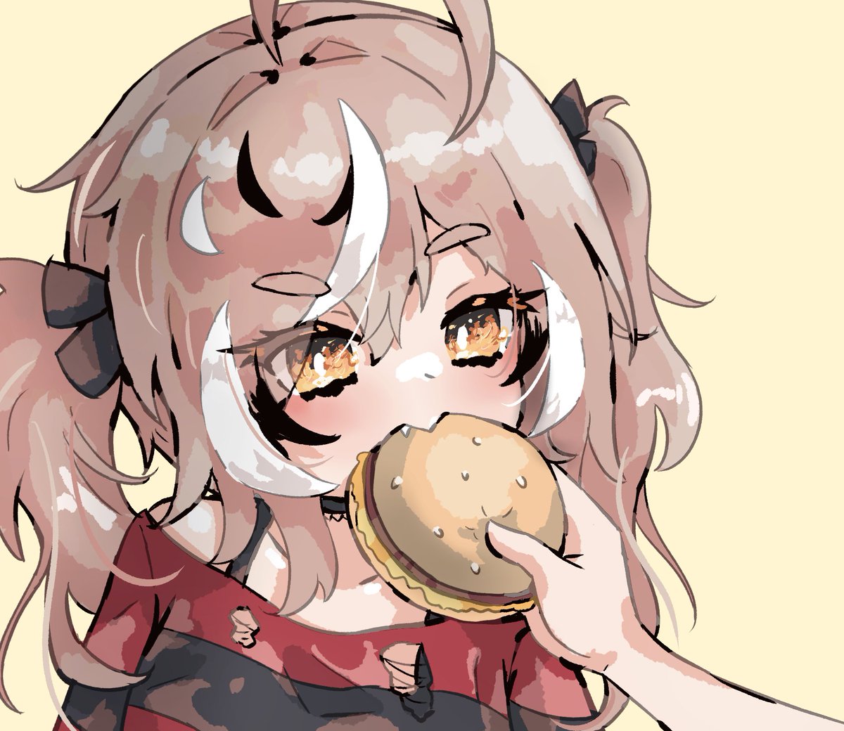 Here Mumei, you can has cheeseburger
#drawMEI