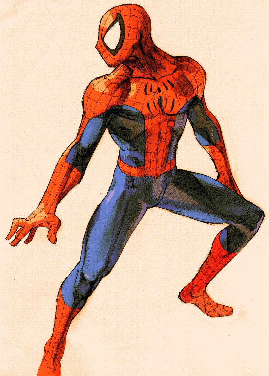 Thread on BENGUS Character artwork for the Marvel Characters in Marvel Vs Capcom 2: New Age of Heroes 

1. Spider-Man